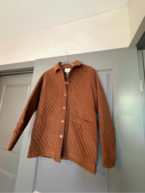 Sezane Other - Sezane Quilted Brown Jacket
